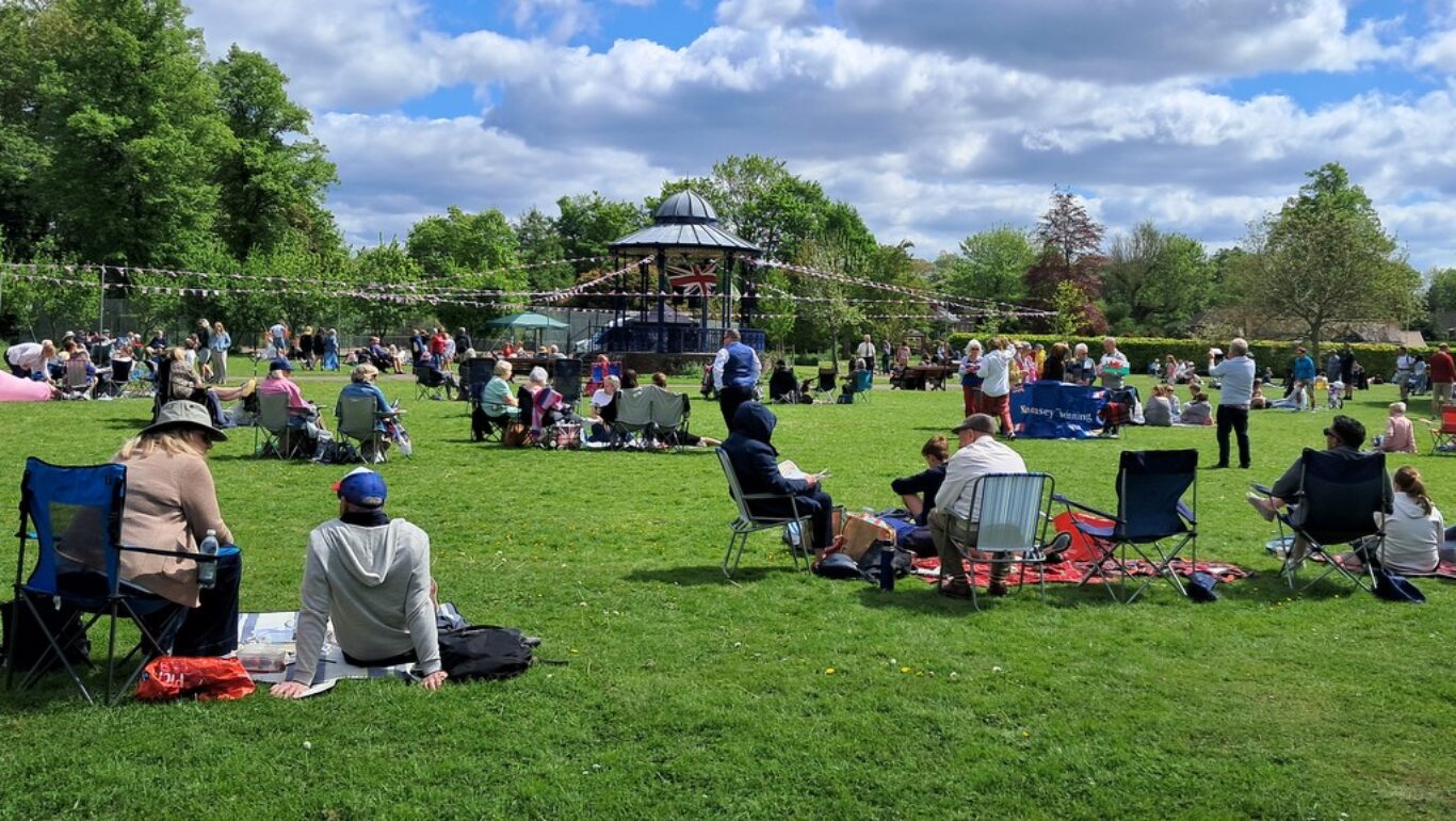 Concerts on bandstand in Memorial Park on Sunday during the summer